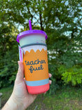 Teacher Fuel Drink Sleeve