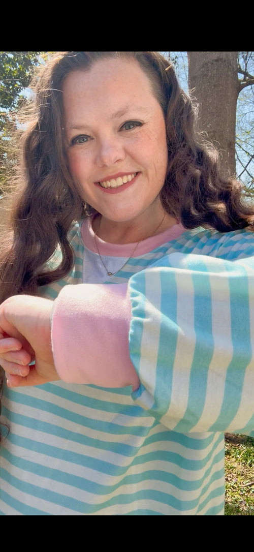 Mint To Be Striped Top