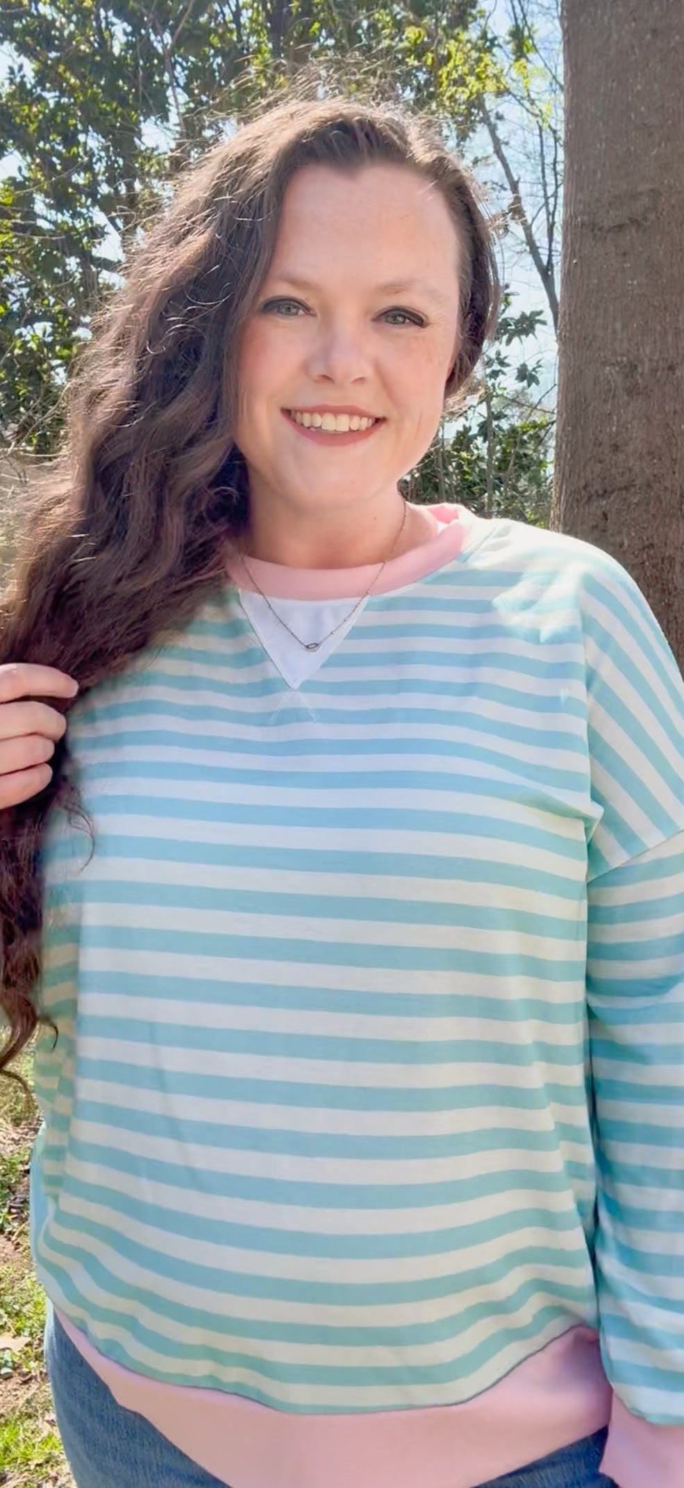 Mint To Be Striped Top